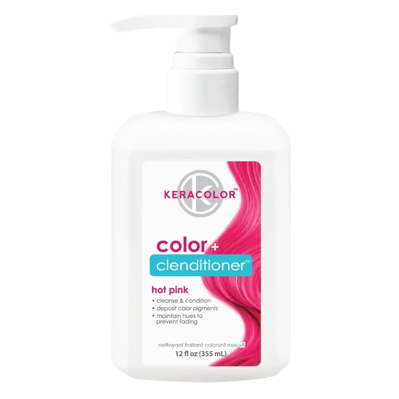 Keracolor Color + Clenditioner 355ml - Hot Pink