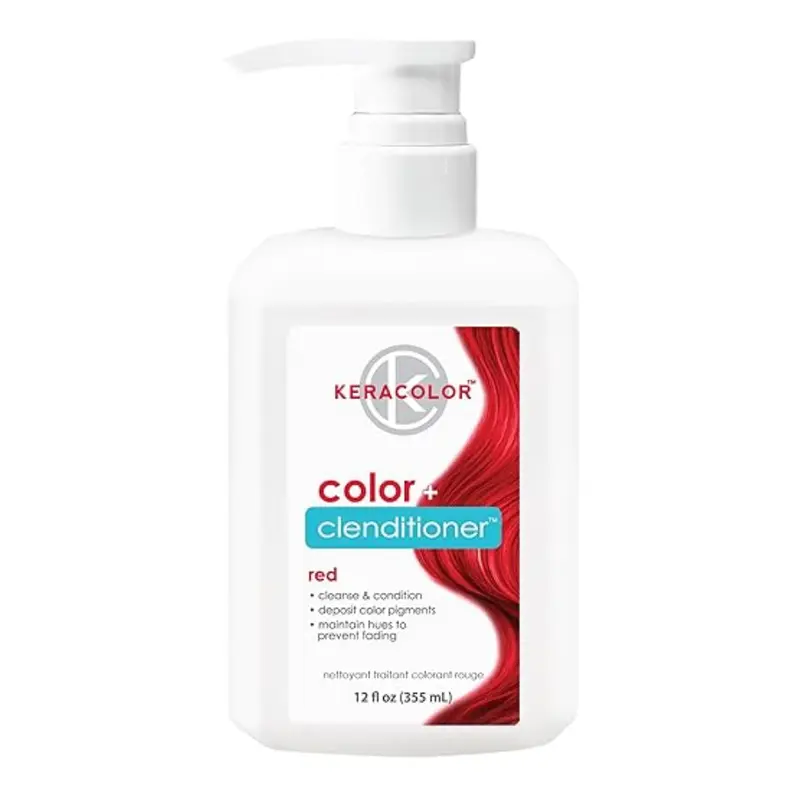 Keracolor Color + Clenditioner 355ml - Red