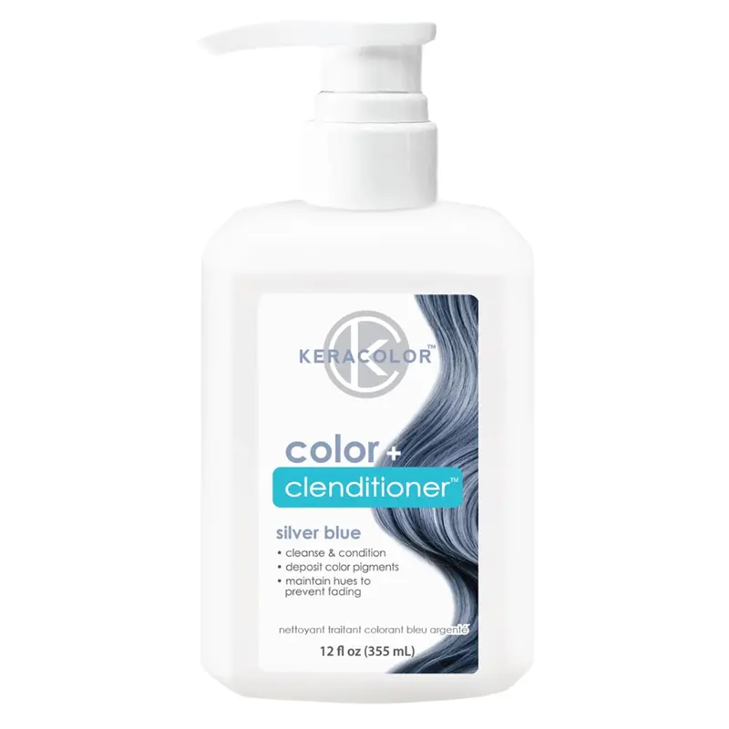 Keracolor Color + Clenditioner 355ml - Silver Blue