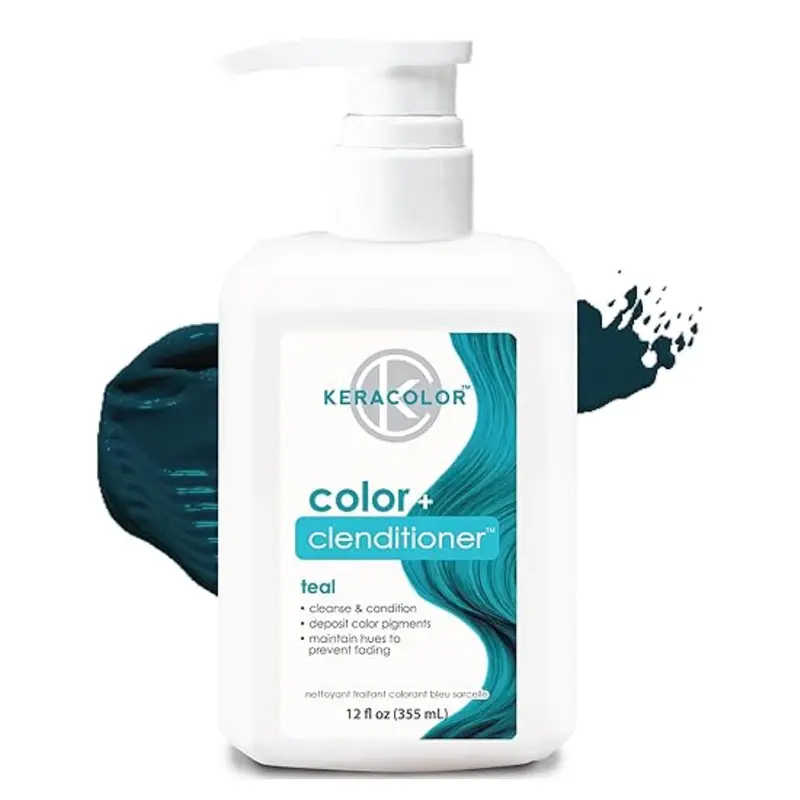 Keracolor Color + Clenditioner 355ml - Teal
