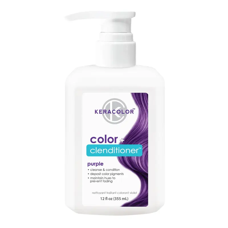Keracolor Colour + Cleanditioner For Brunettes- Purple 355ml