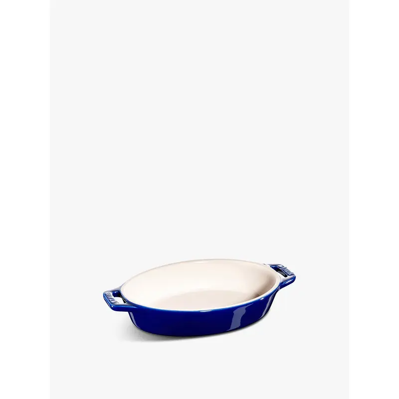 Oval Oven Dish Dark Blue