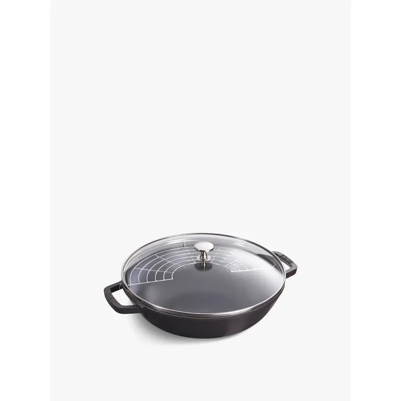 Round Cast Iron Wok 30cm