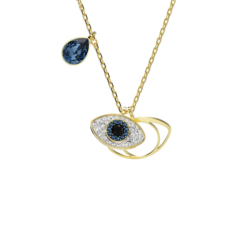Symbolic Evil Eye Pendant Necklace
