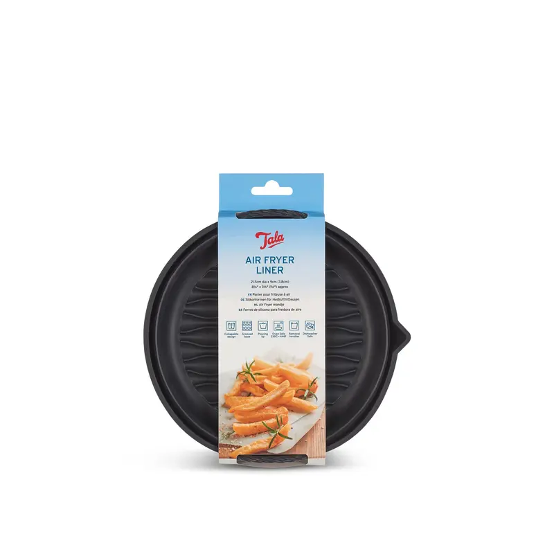 Round Collapsible Silicone Air Fryer Liner