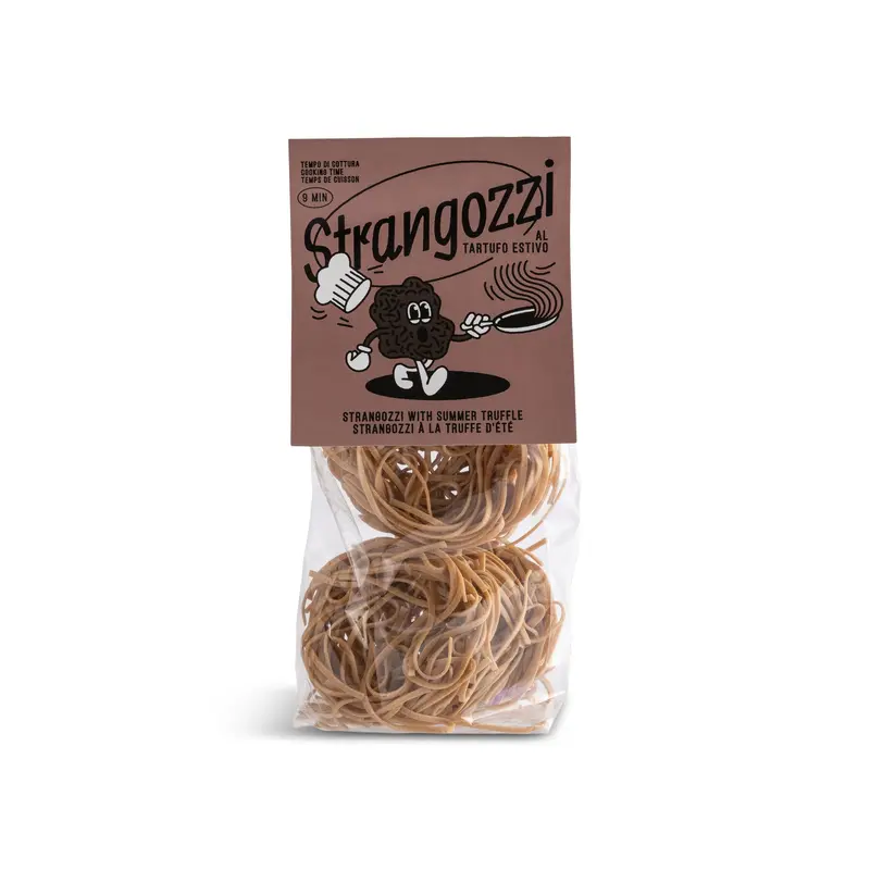 Strangozzi pasta with black truffle