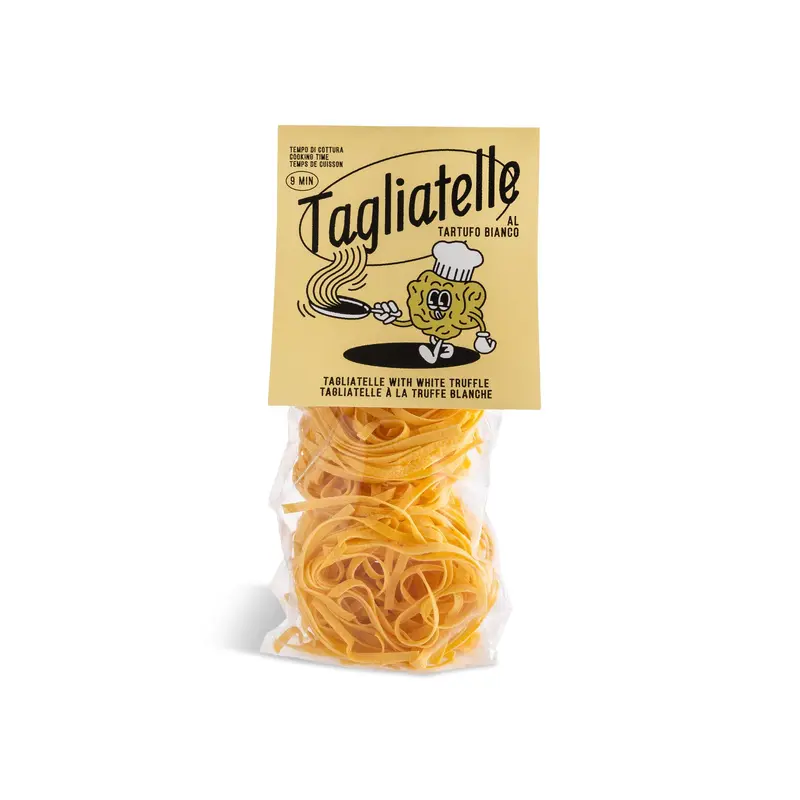 Tagliatelle pasta with white truffle
