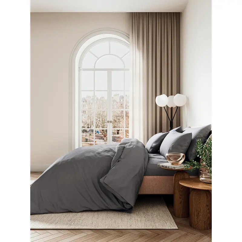 Bob 400Tc Sateen Plain Dye Cover Set