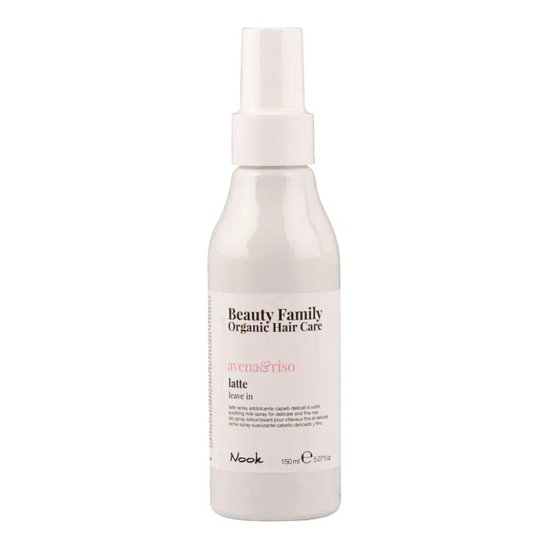 Nook Beauty Family Organic Hair Care Avena&Riso Leave In 150ml - Soothing milk spray for delicate and fine hair