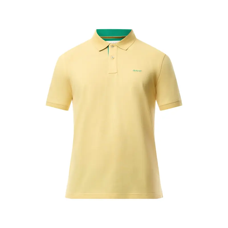 Contrast Piqu Polo Shirt