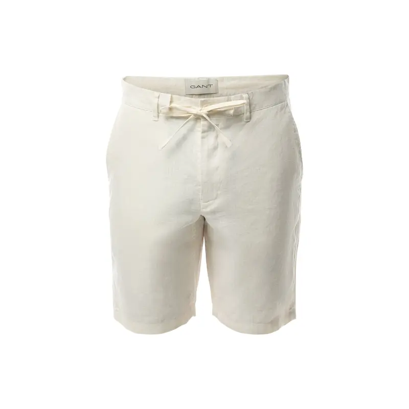 Relaxed Fit Linen Drawstring Shorts