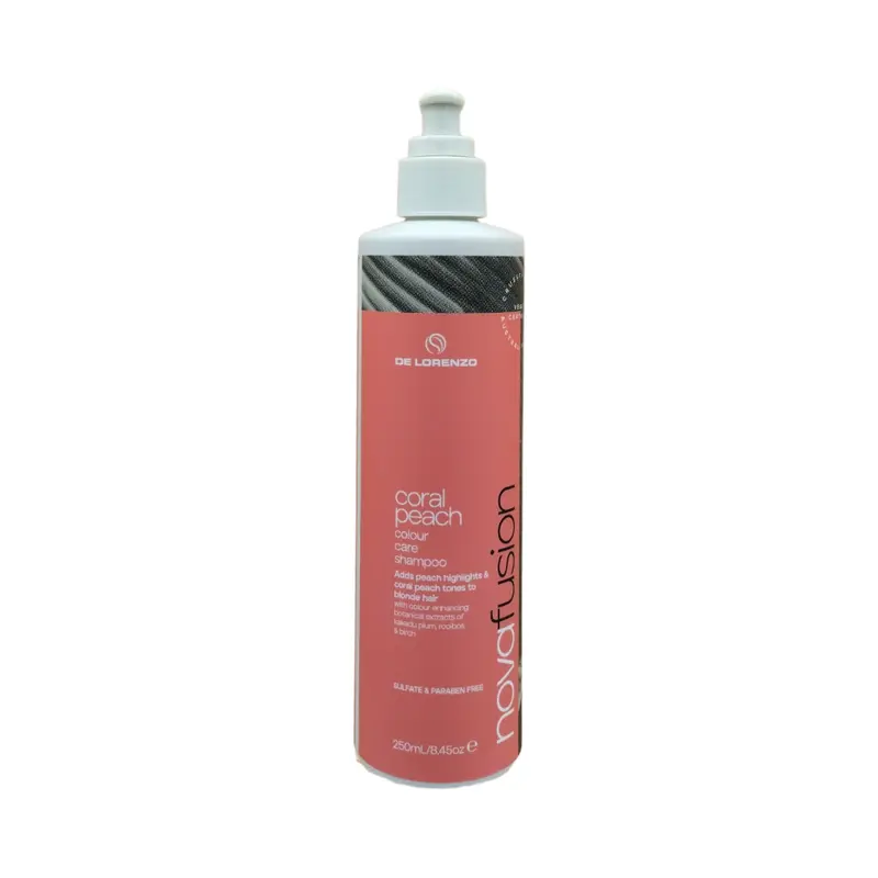 De Lorenzo Novafusion Coral Peach Colour Care Shampoo 250ml