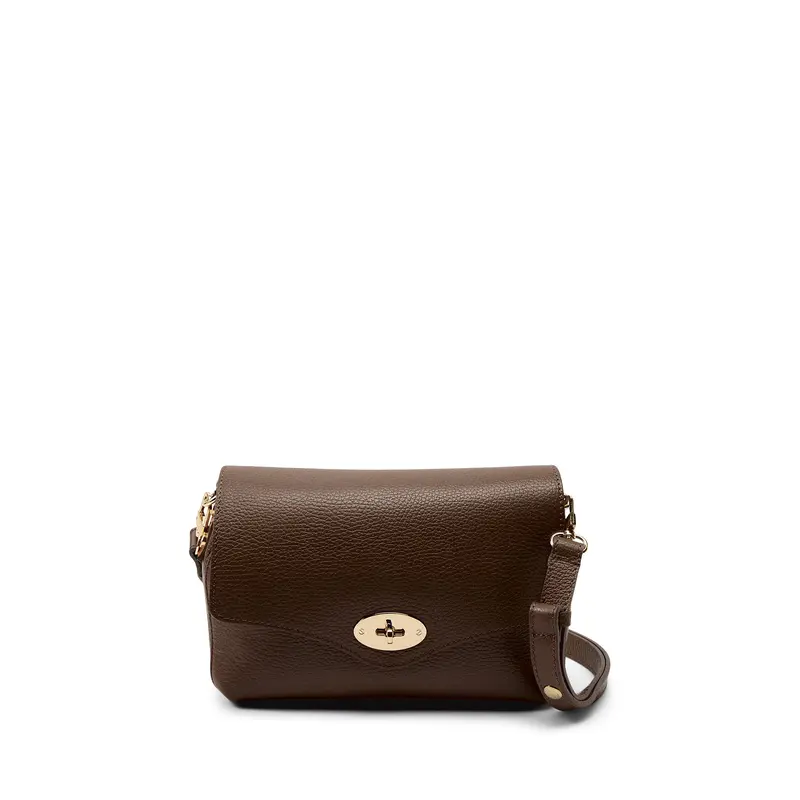 The Maddie Midi Chocolate Leather Bag
