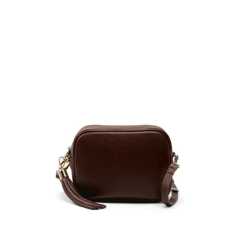 The Tassel Port Leather Crossbody Bag