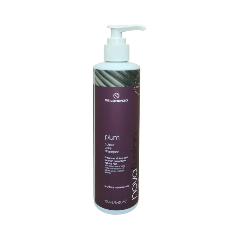 De Lorenzo Novafusion Plum Colour Care Shampoo 250ml