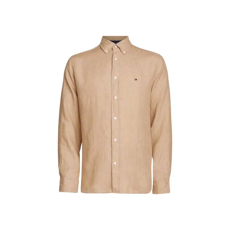 Pigment Dyed Linen Regular Fit Shirt