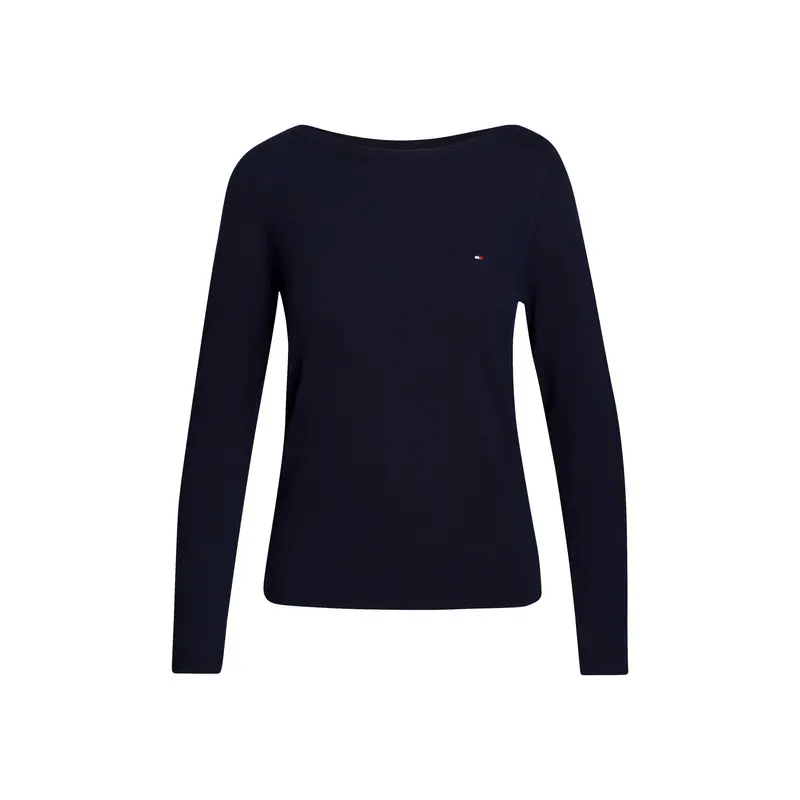Boat Neck Jersey Sweatshirt