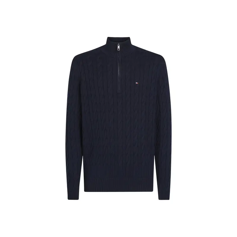 Cable Knit Half-Zip Jumper