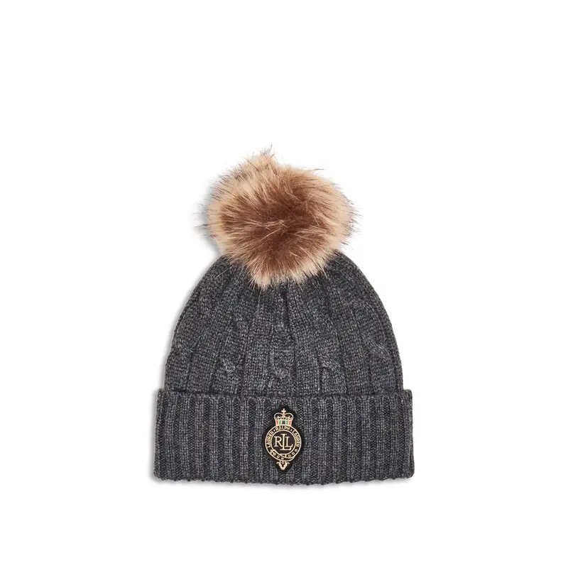 Crest Patch Beanie Navy
