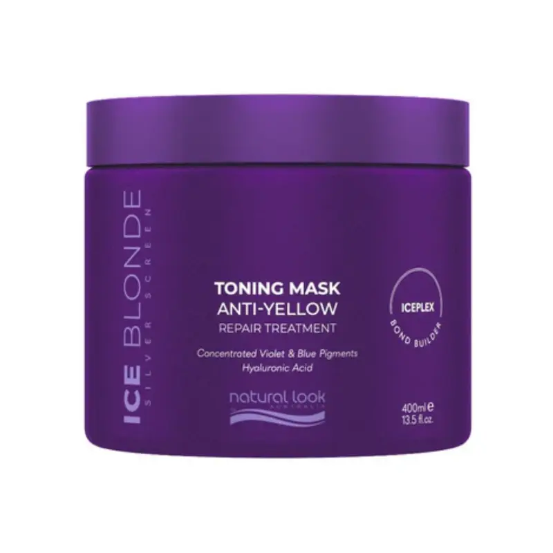 Natural Look Ice Blonde Anti-Yellow Toning Repair Treatment Mask 400ml