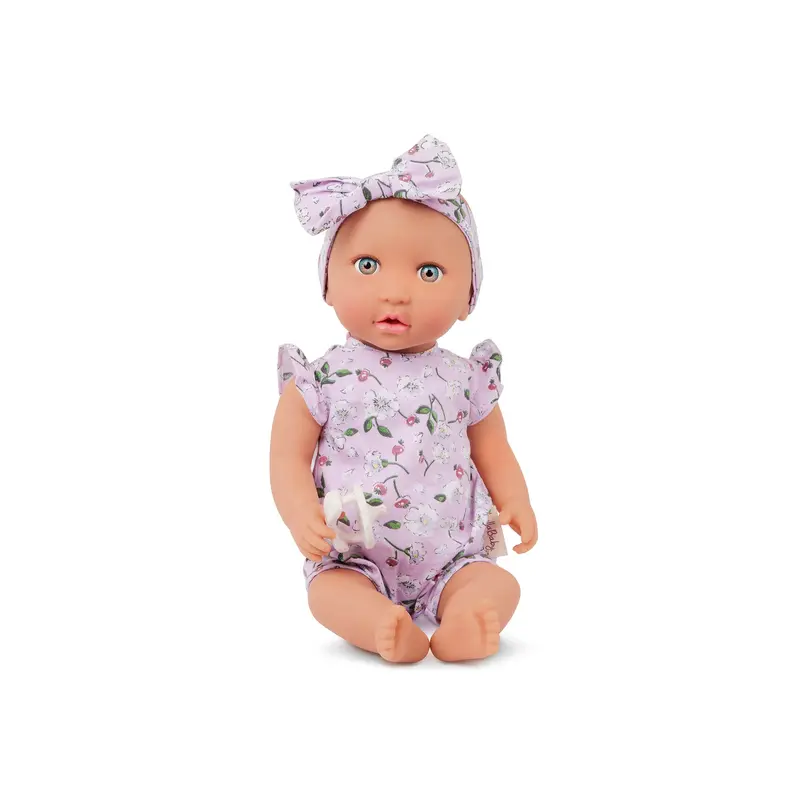 Floral Dress & Headband Doll Outfit