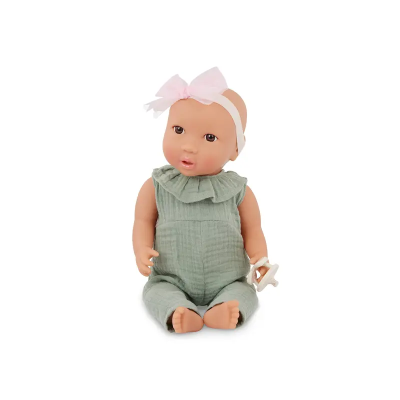Green Jumper & Bow Doll Outfit