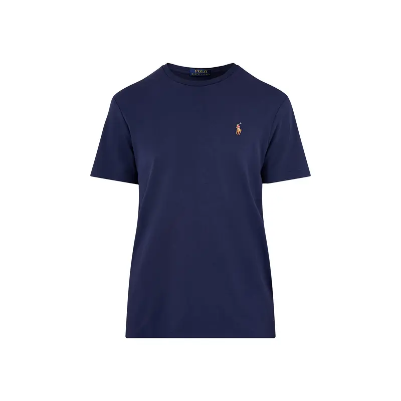 Pima Cotton Short Sleeve T-Shirt French Navy