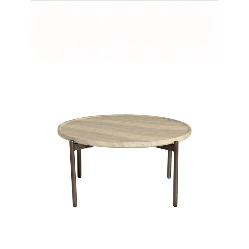 Ryde Travertine Coffee Table Brown