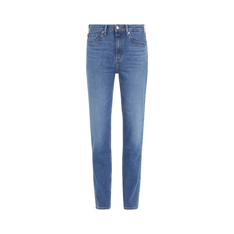 Classics Melany Mid Rise Fitted Straight Jeans
