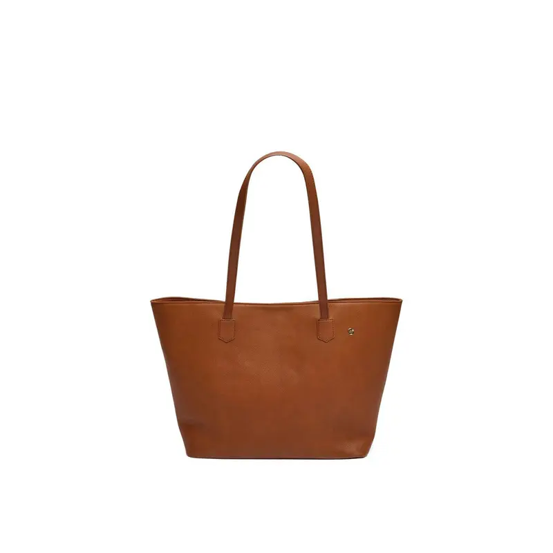Hazel Vegan Tote Bag Tan