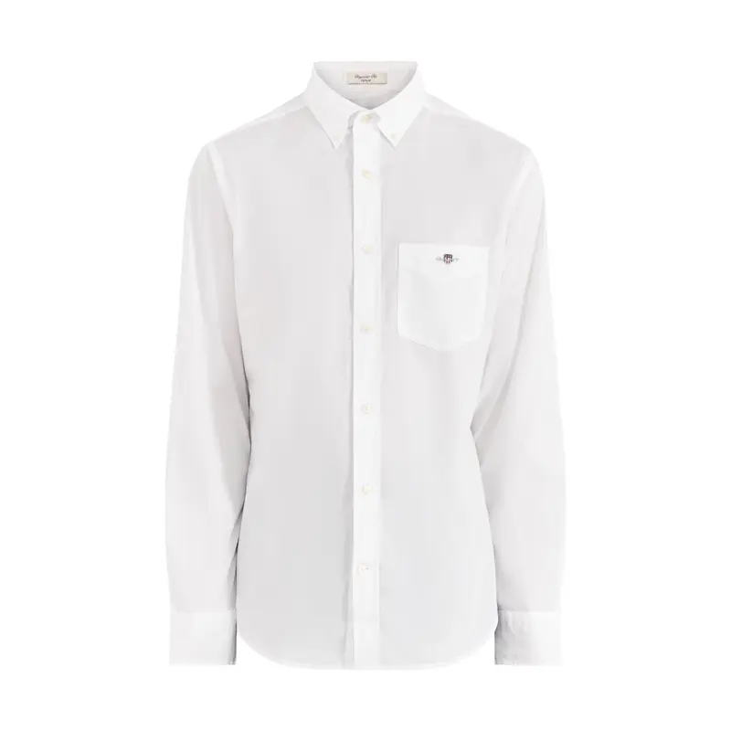 Regular Fit Poplin Shirt White