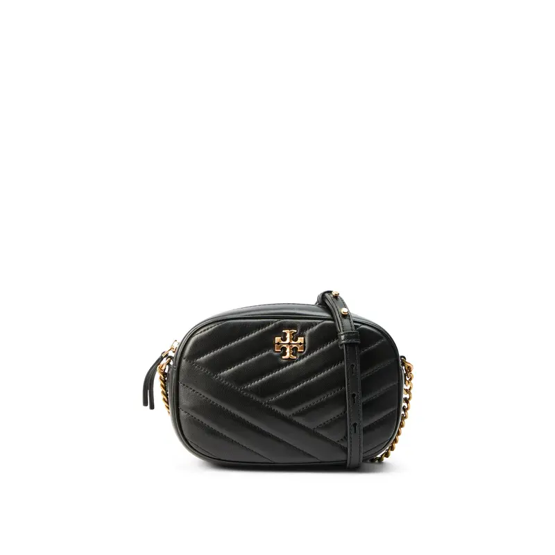 Kira Chevron Camera Bag Black