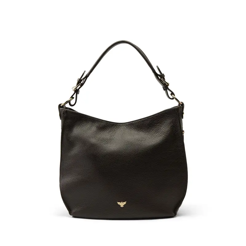 The harriet Chocolate Leather Bag