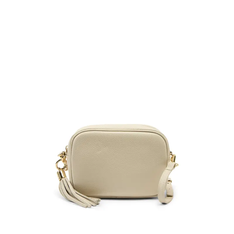 The Tassel Stone Leather Crossbody Bag