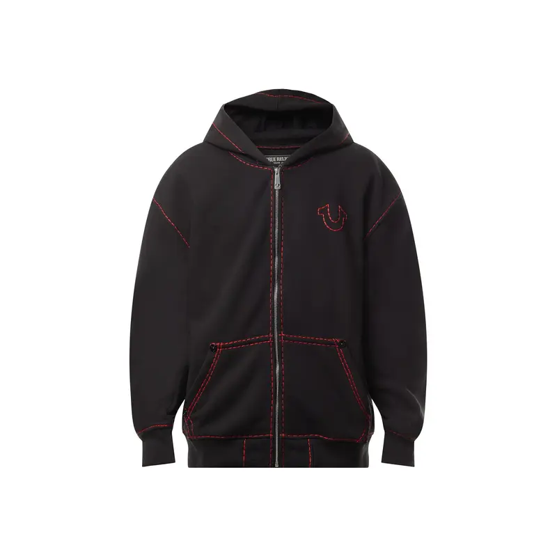 Fleece Super T Full Zip Up Buddha Embroidery