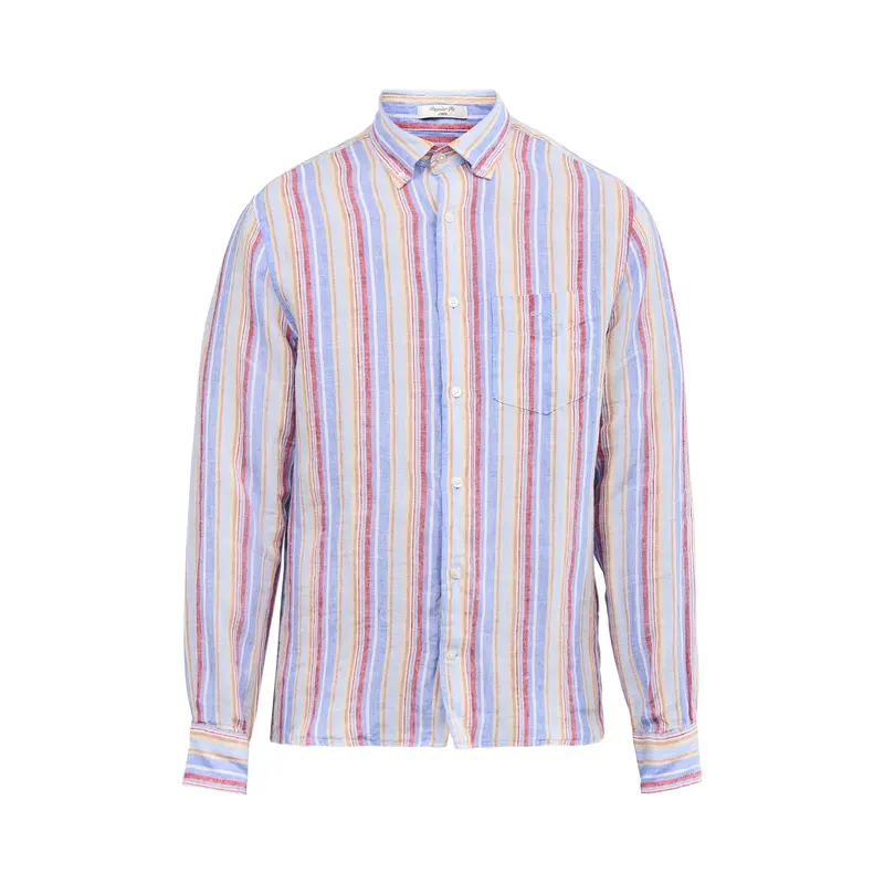 Linen Multistripe Shirt