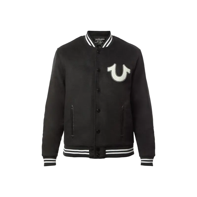 Wool Western Bomber Jacket Black