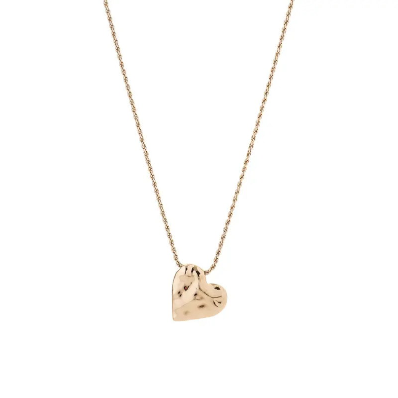 Askew Heart Pendant Necklace