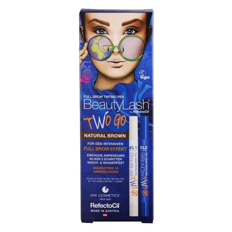 Refectocil Two Go Full Brow Tinting Pen - Natural Brown