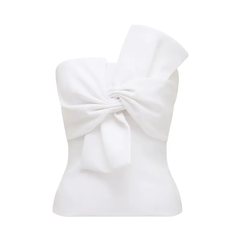 Violetta Twist Crepe Top