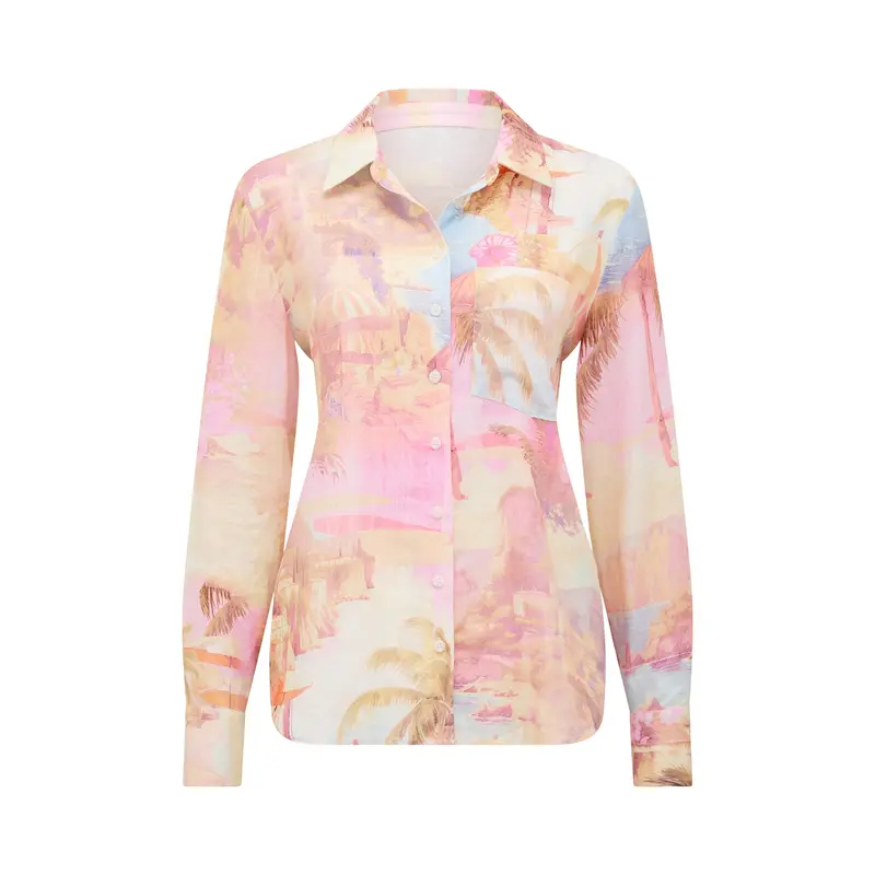 Lydia Oversized Linen Shirt