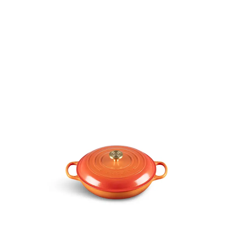 Signature Shallow Casserole Braiser Flamme Dore