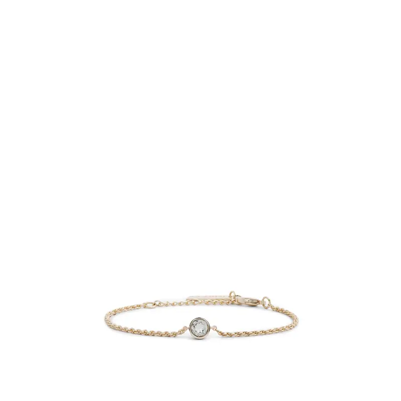 White Topaz Birthstone Bracelet