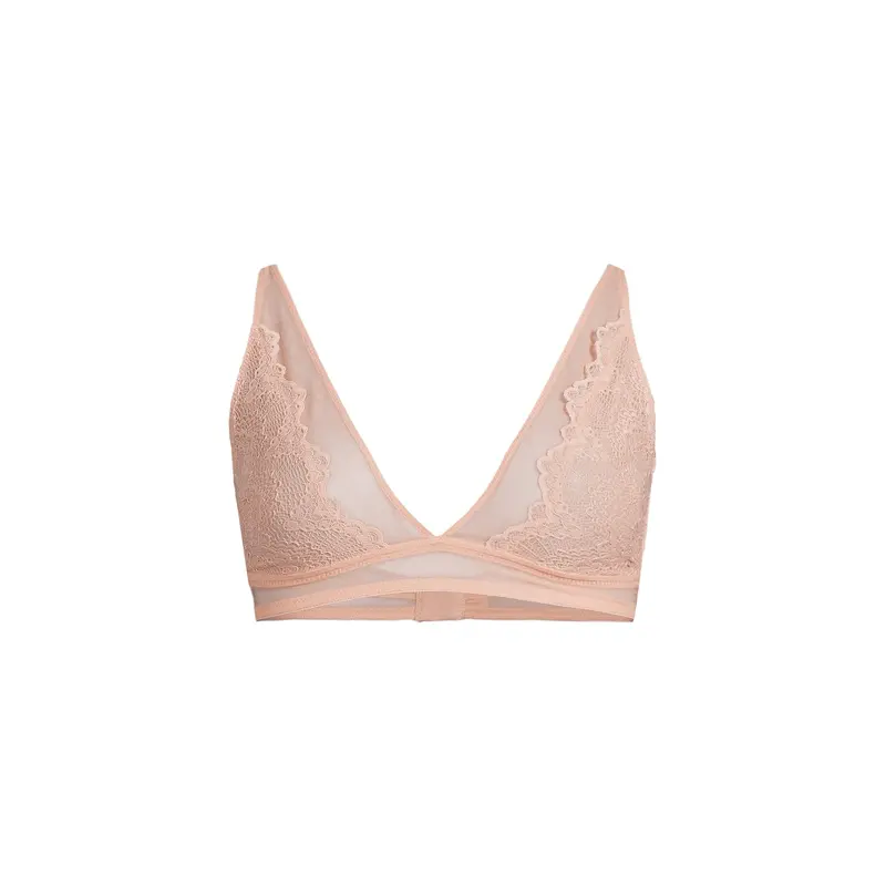Lace Mesh Plunge Bralette