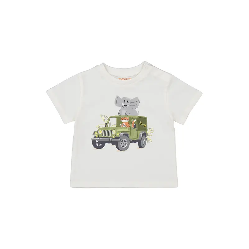 Elephant Vehicle Short Sleeve T-Shirt