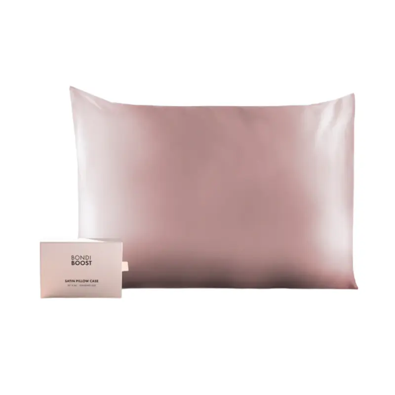 BondiBoost Satin Pillowcase BLUSH (Standard Size)