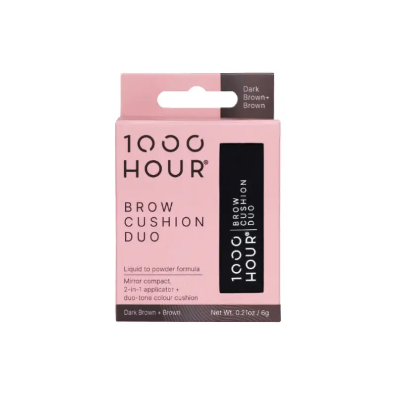 100 Hour Brow Cushion Duo- Dark Brown/Brown 6g