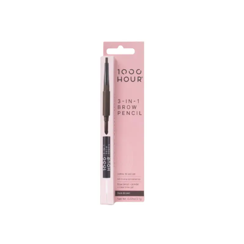 1000 Hour 3 In 1 Brow Pencil- Dark Brown