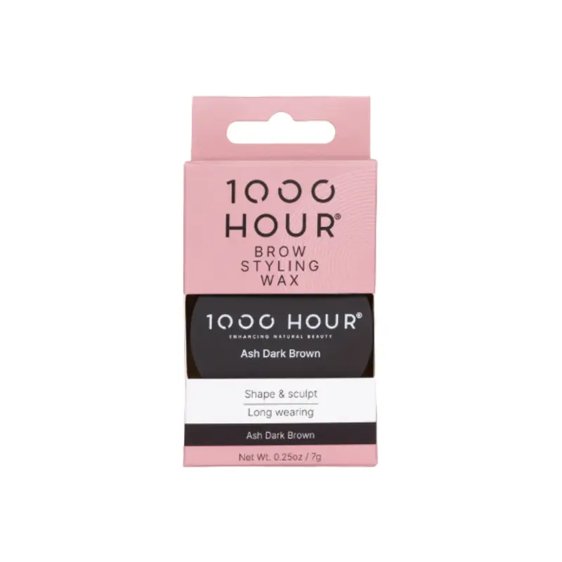 1000 Hour Brow Styling Wax- Ash Dark Brown 7g