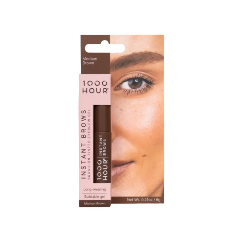 1000 Hour Instant Brows Mascara - Medium Brown 6g